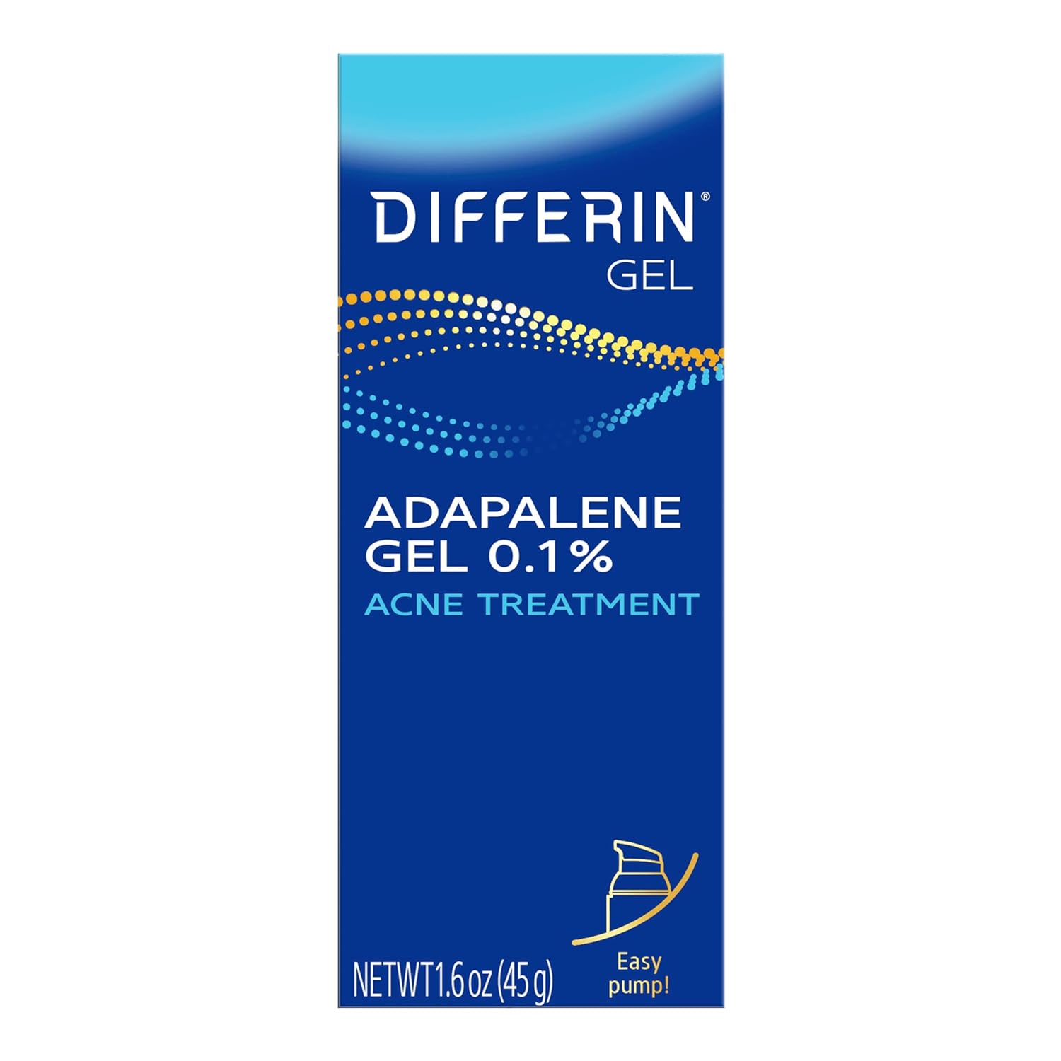 Differin Adapalene Gel 0.1% Acne Treatment